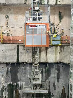 Q345B Stahl 1000 kg Materialträger und Pinienheber für Tunnel