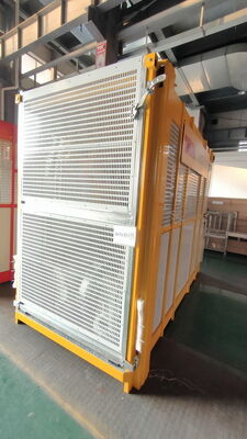 Guter Preis Doppelkäfige mittelschnelle Gebäude mit Rack und Pinion/ 2000 kg Belastung mit Inverter und heißverzinktem Mast Online