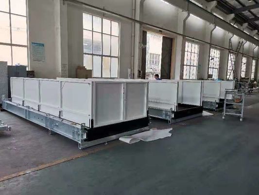 Epoxyfarbe 5000 kg Material Rückziehbare Ladeplattform Stahl Q355B