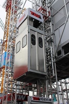 15kw 250m 40m/Min Baustellenheber für Material mit Frequenzumrichter