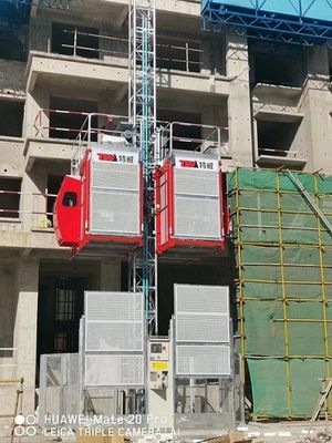 63 m/Min Gebäudebauheber/Mittelgeschwindigkeitsbauheber mit Busstange/Grüner Umweltlift