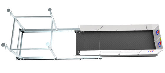 Epoxy lackierte 3,2 m zurückziehbare Ladeplattform für das Materialheben