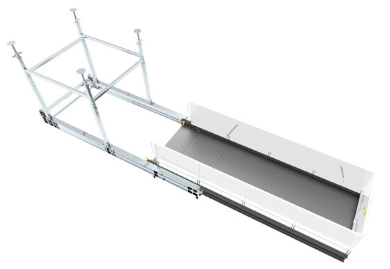 Breite 2800 mm Epoxidhalzkran-Ladedeck für Werkzeuge und Materialien