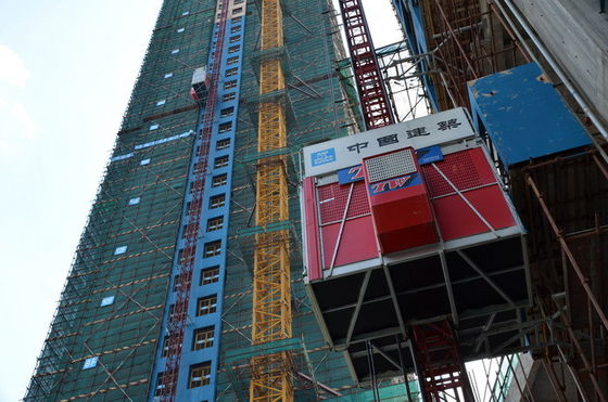 Baustoff 500m Baulift Lift mit Invertersteuerung