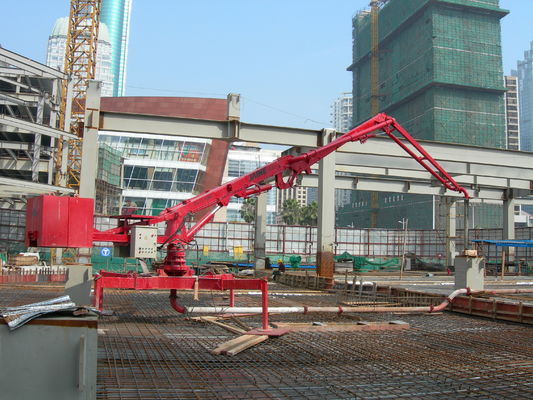 Guter Preis Manuelle 13m 20Mpa Hydraulische Betonplatzierung Boom 360 Grad geschoben Online