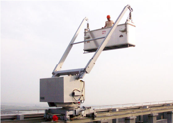 Guter Preis 180m hohe Bmu Gebäude Wartungseinheit mit Twin Jib Reinigung und Vorhangwand Installation Online