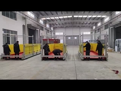 Hochwertige Kranladestellen für Baustellen mit heiß verzinkten Requisiten und Balken